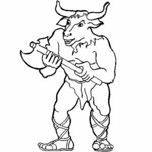 Минотавр рисунок