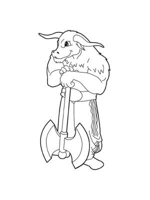 Раскраски Минотавр