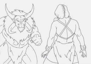 Минотавр для срисовки