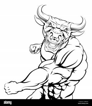 Минотавр рисунок