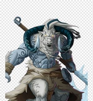 Макет листа Концепт-арт Минотавр, дизайн, легендарное существо, вымышленный персонаж, оружие png