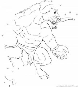 Раскраски Минотавр