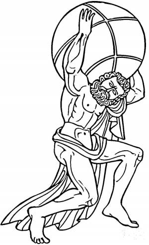 Атлеты древней греции Раскраски для мальчиков