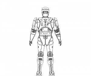 Pаскраска Робокоп 71402