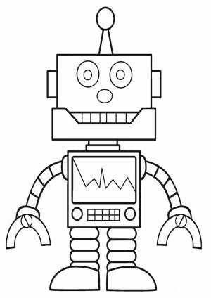 Робот раскраска 60 фото своими руками