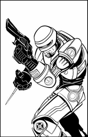 6 Epic Robocop Coloring Pages for All-Ages