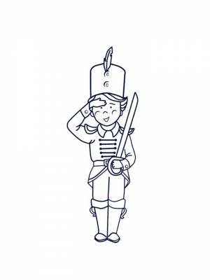 Раскраски Солдатики   в формате