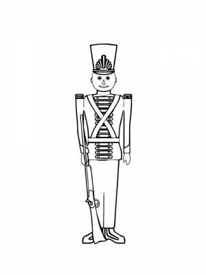 Раскраски Солдатики   в формате