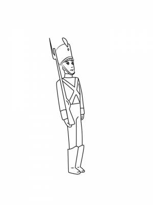 Раскраски Солдатики   в формате