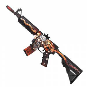 Деревянный автомат CS GO Резинкострел М4 Убийство Подтверждено
