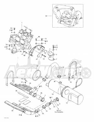 Запчасти для Гидроцикла Sea-Doo 2001 RX X, 5589 Раздел