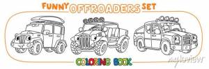 Смешные багги автомобиль  outroader книжка-раскраска набор