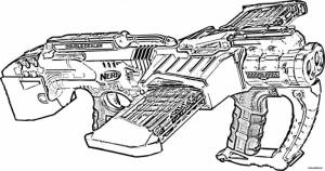 Раскраска Nerf Doomlands