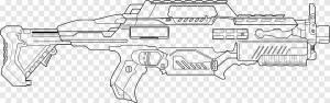 Nerf Blaster Огнестрельное оружие ствол Раскраска, NERF пистолет, угол, другие png