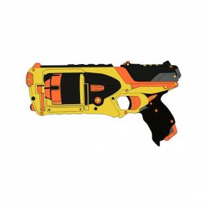 Раскраска nerf gun