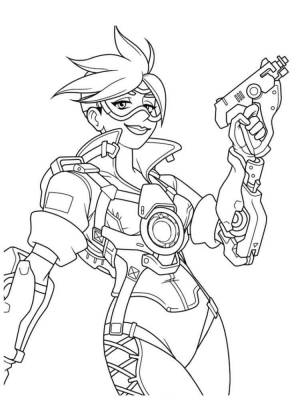 Раскраски Overwatch
