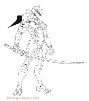 Overwatch раскраски