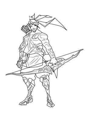 Раскраски Overwatch