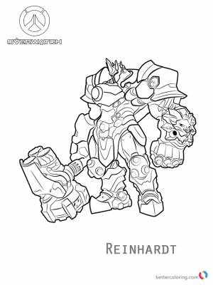 Overwatch раскраски