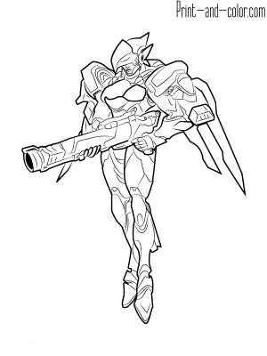 Overwatch раскраски