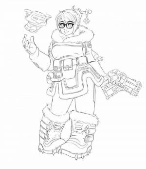 Раскраски Overwatch