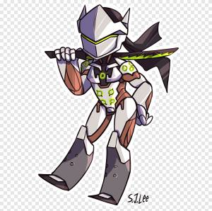 Overwatch Рисунок Ханзо Д