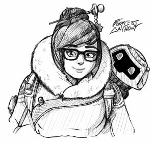 Overwatch раскраски