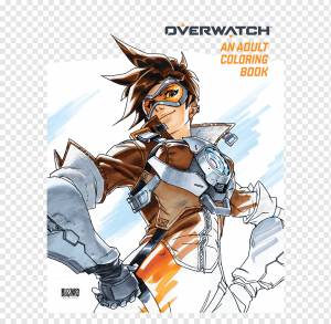 Overwatch Книжка-раскраска для взрослых Borderlands Книжка-раскраска Tracer, девушка чиби, другие, автор, мультфильм png
