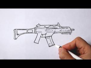 How to draw Gun from PUBG