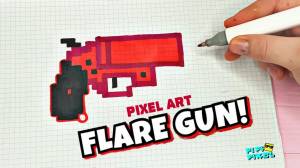 FLARE GUNS PUBG MOBILE -PIXEL ART