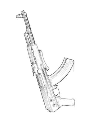 Раскраски Автомат