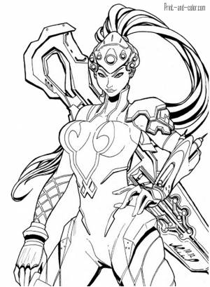Overwatch раскраски