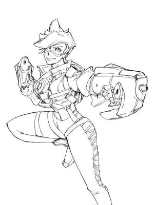 Раскраски Overwatch