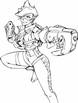 Раскраски Overwatch