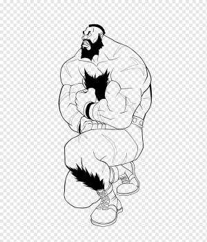 Finger Cartoon Изобразительное искусство Эскиз, zangief, белый, млекопитающее, рука png