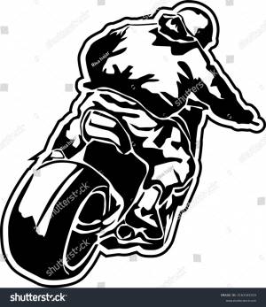 Street Fighter Motorcycle Vector Art Style