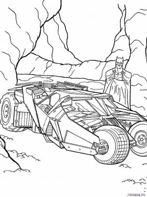 Раскраска Бэтмен 7