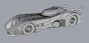 Бэтмобиль раскраска