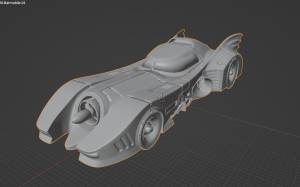 Файл STL Бэтмобиль Бэтмена・Дизайн 3D принтера для загрузки・Cults