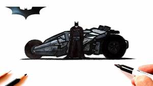How to draw the Batmobile