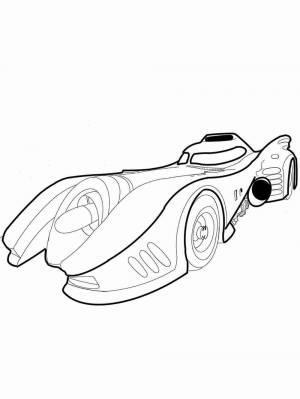 Раскраски Бэтмобиль