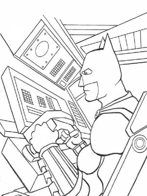 Картинка Бэтмен раскраска на листе  для мальчиков