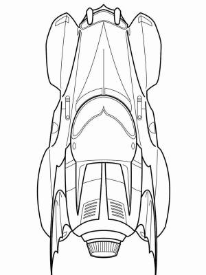 Раскраски Бэтмобиль