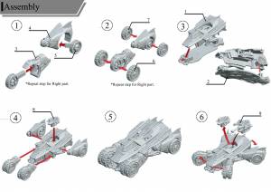 Файл STL Бэтмобиль BATMAN ARKHAM KNIGHT в масштабе 1