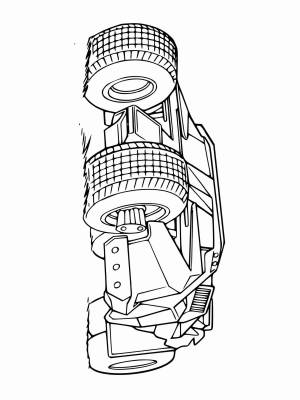 Раскраски Бэтмобиль