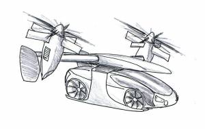 Транспорт будущего раскраска