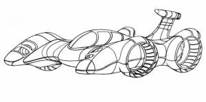 DataLife Engine > Версия для печати > Машина будущего рисунок раскраска
