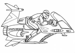 Раскраска Машины будущего