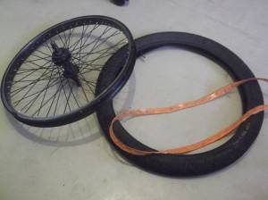 Покраска и сборка колеса от BMX
