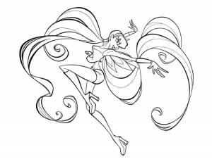 Раскраски Раскраска Винкс Стелла Клуб Винкс Winx club, Раскраска Раскраски Винкс Стелла Клуб Винкс Winx club